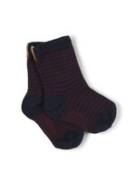 Nixnut Stripe Socks - Bordeaux Stripe