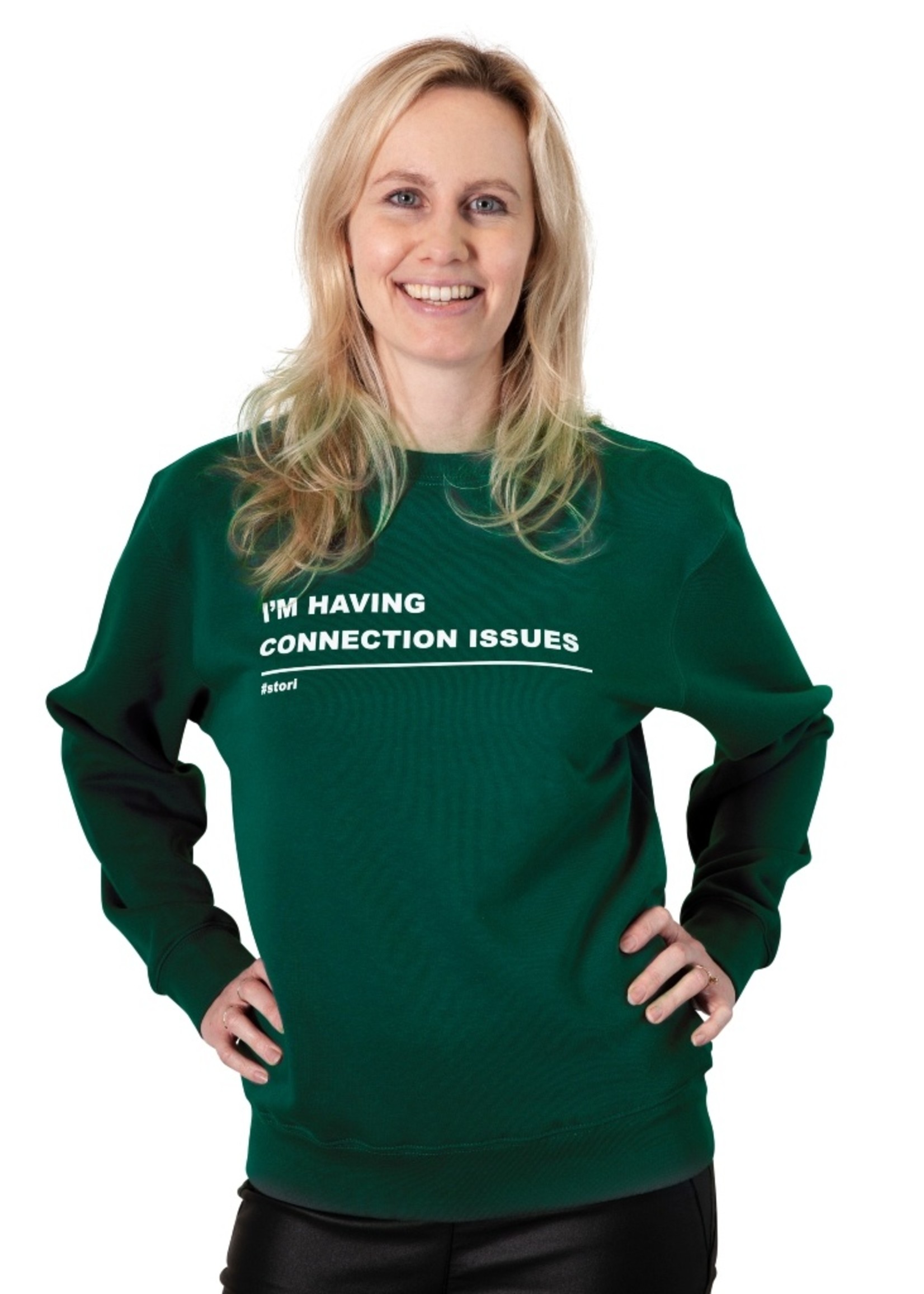 Stori Dames sweater I'M HAVING CONNECTION ISSUES