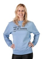 Stori Womens sweater CAN YOU SEE MY SCREEN