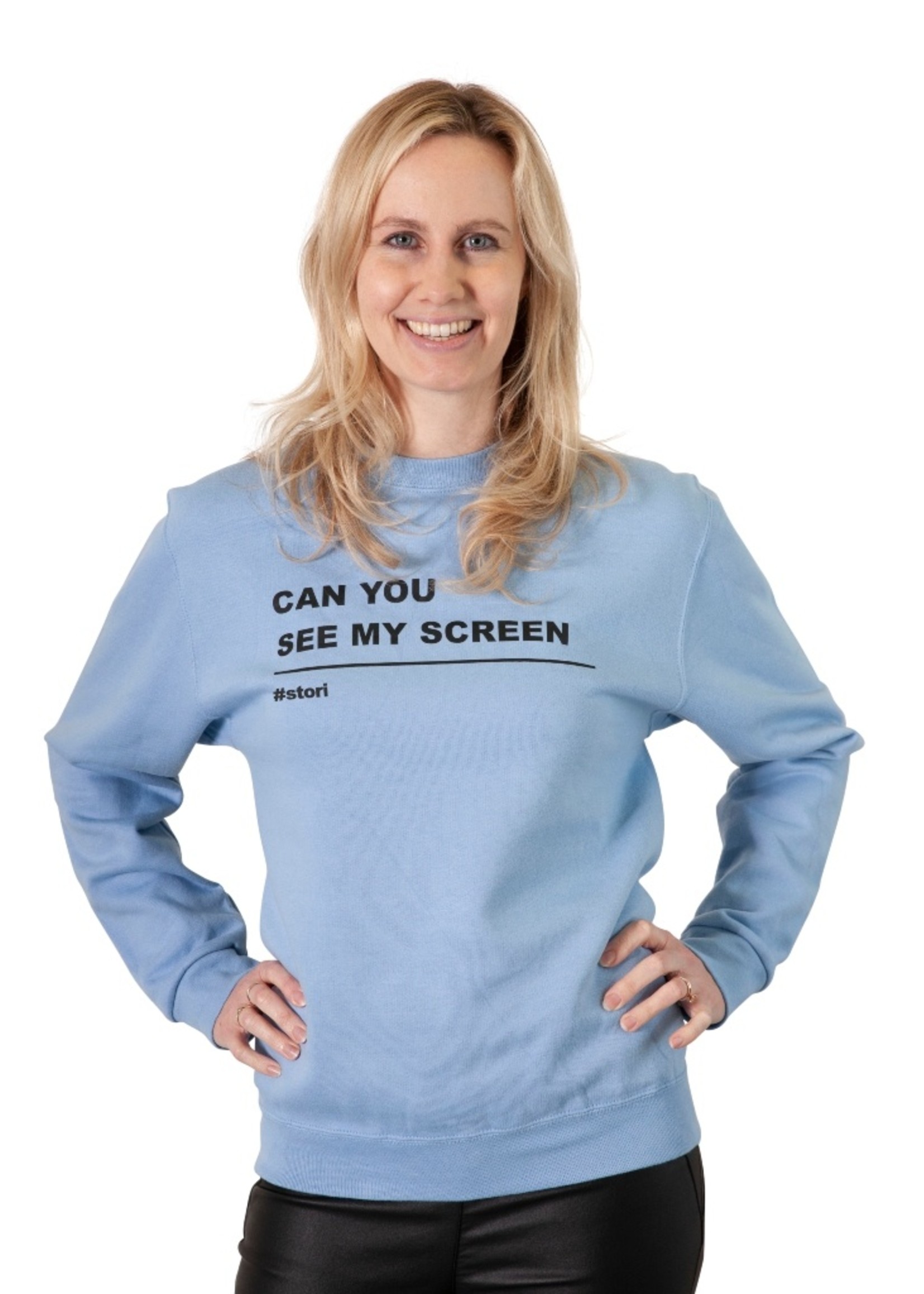 Stori Womens sweater CAN YOU SEE MY SCREEN