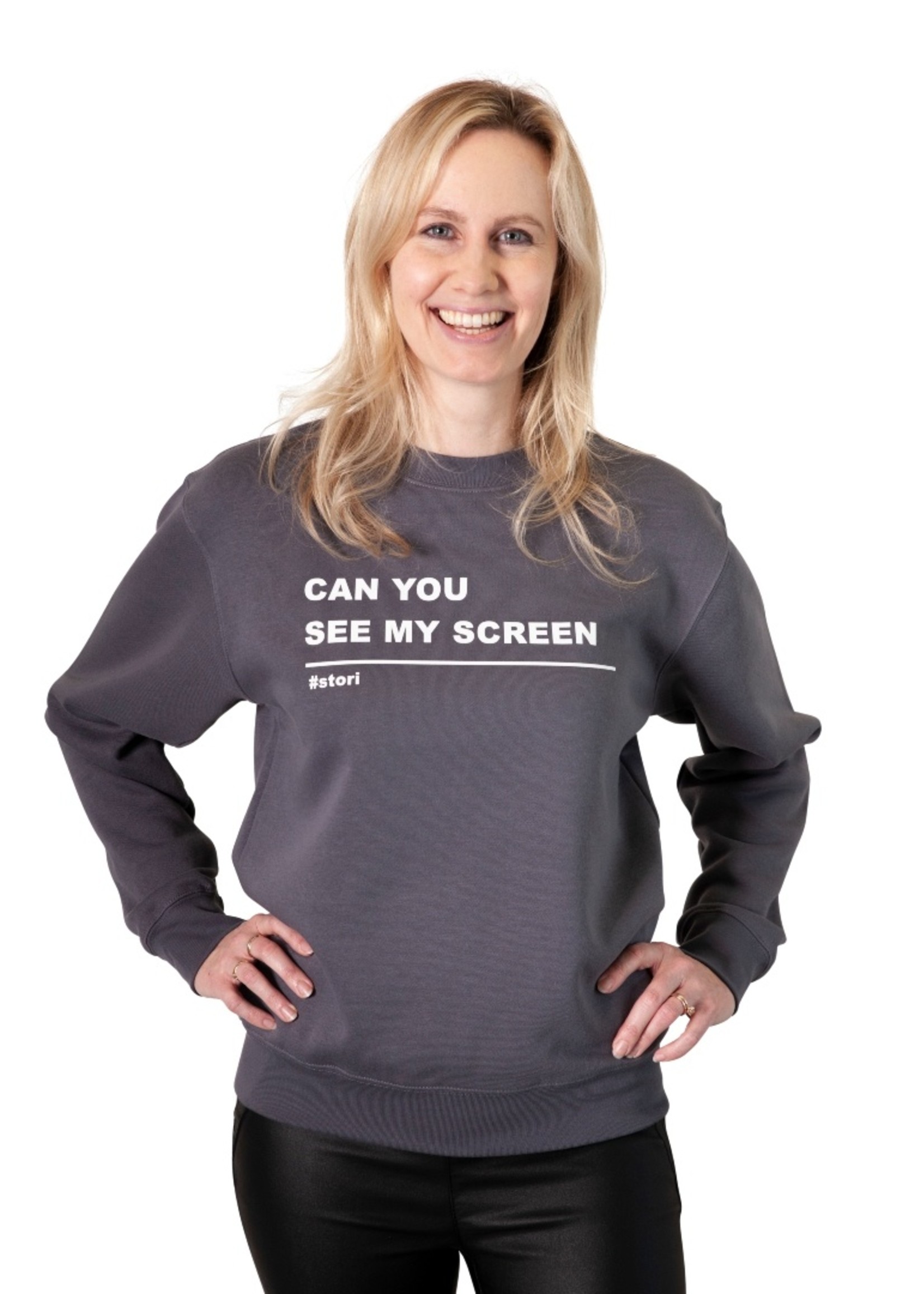 Stori Dames sweater CAN YOU SEE MY SCREEN