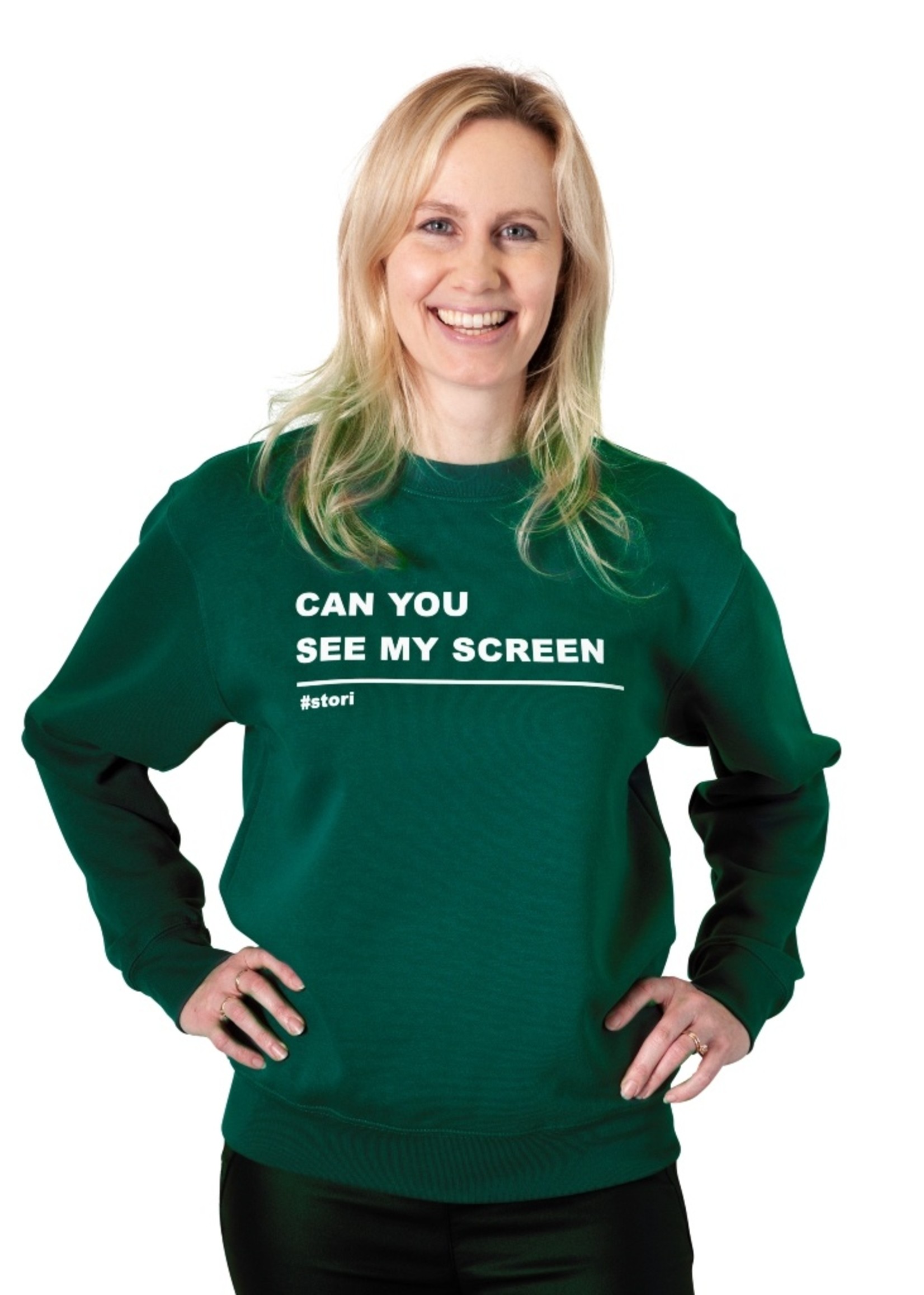 Stori Womens sweater CAN YOU SEE MY SCREEN