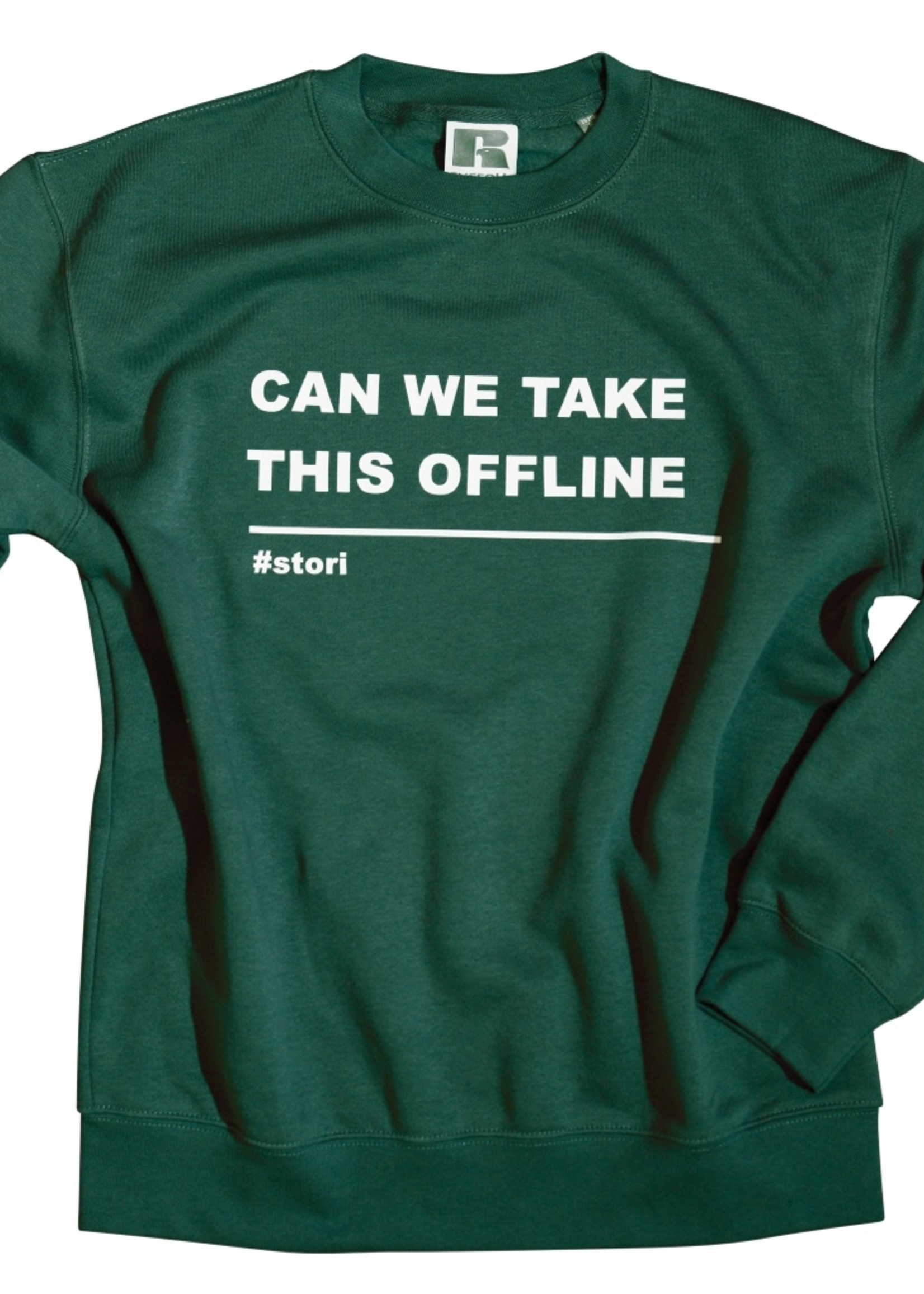 Stori Heren sweater CAN WE TAKE THIS OFFLINE