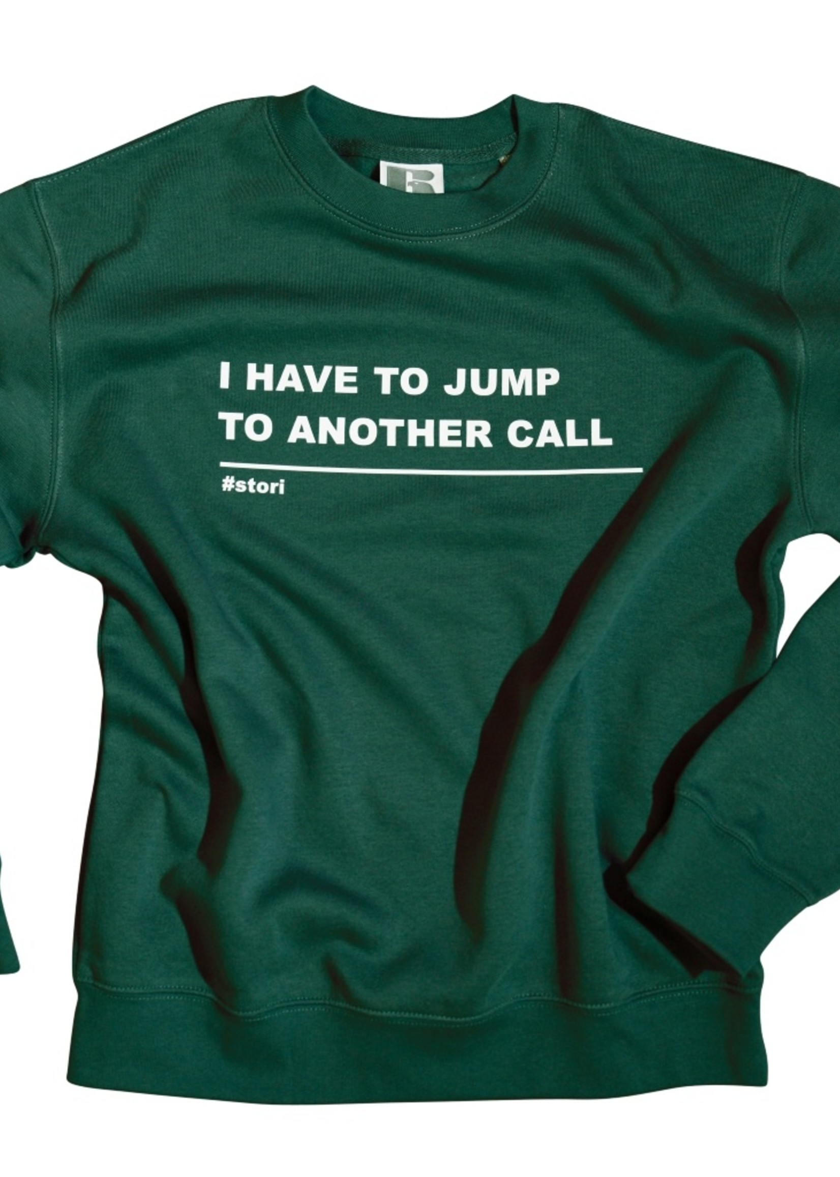 Stori Mens sweater I HAVE TO JUMP TO ANOTHER CALL