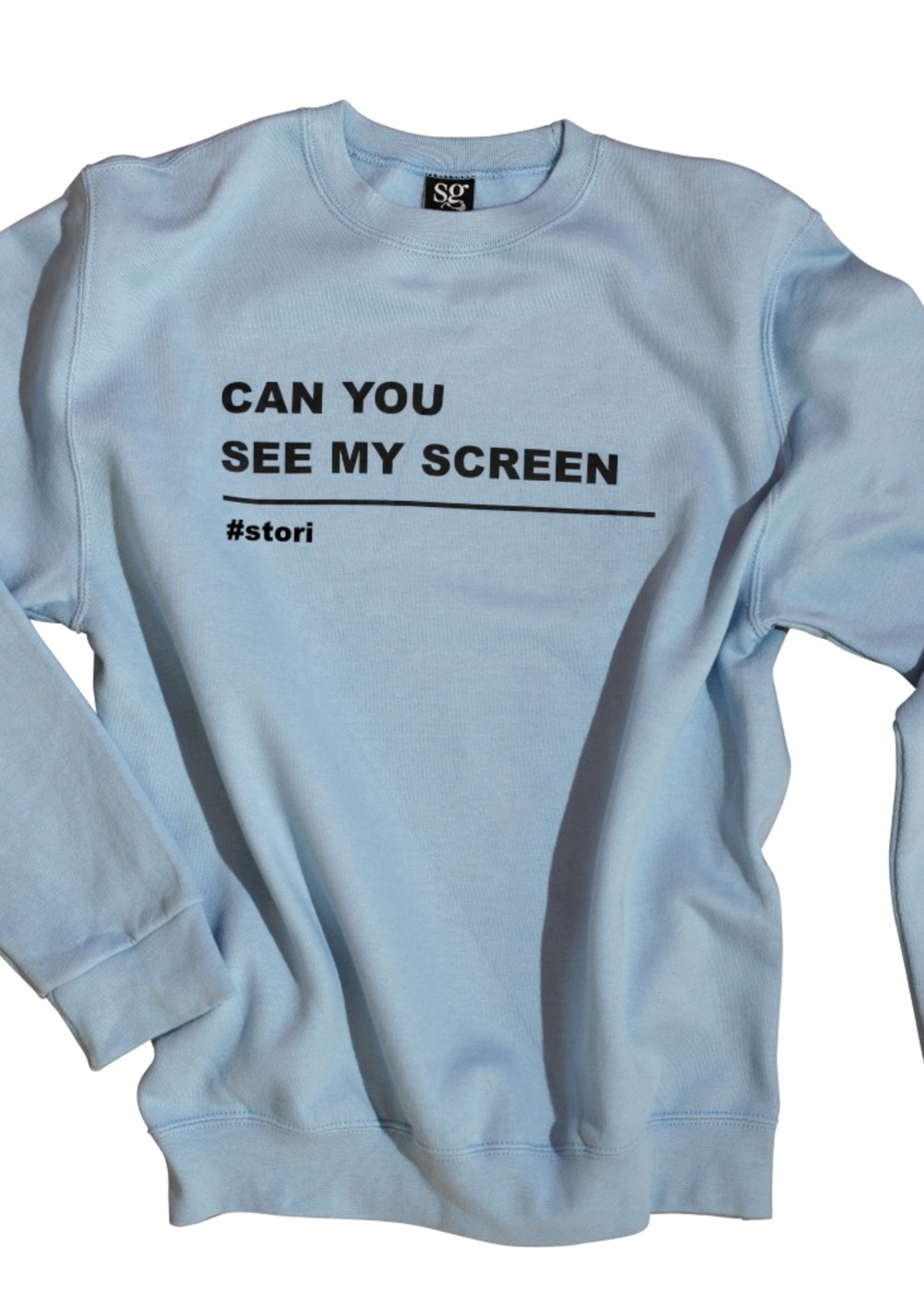Stori Heren sweater CAN YOU SEE MY SCREEN