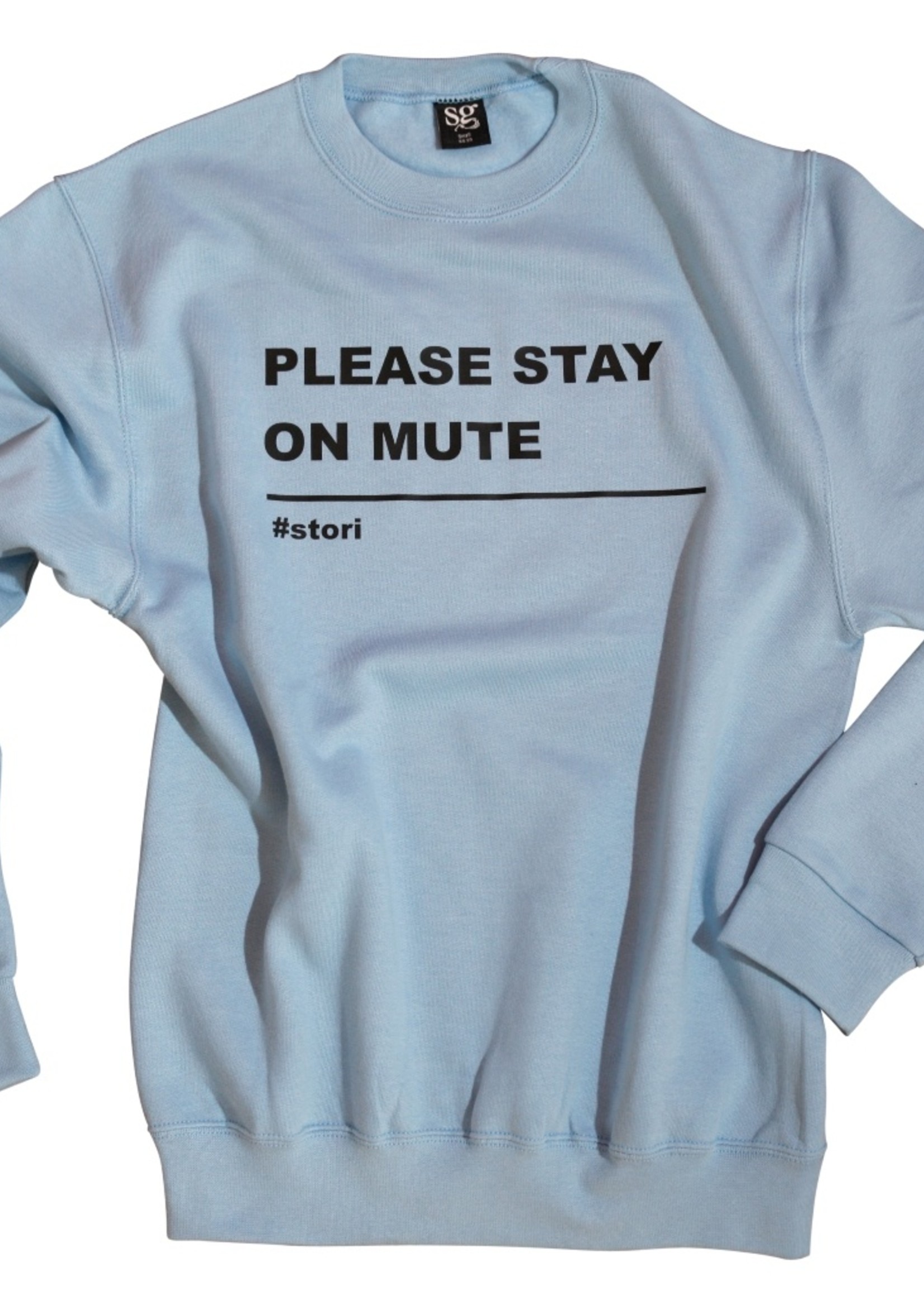 Stori Mens sweater PLEASE STAY ON MUTE
