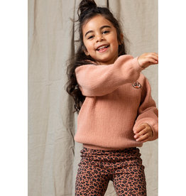 LOOXS Little knitted balloon pullover sorbet