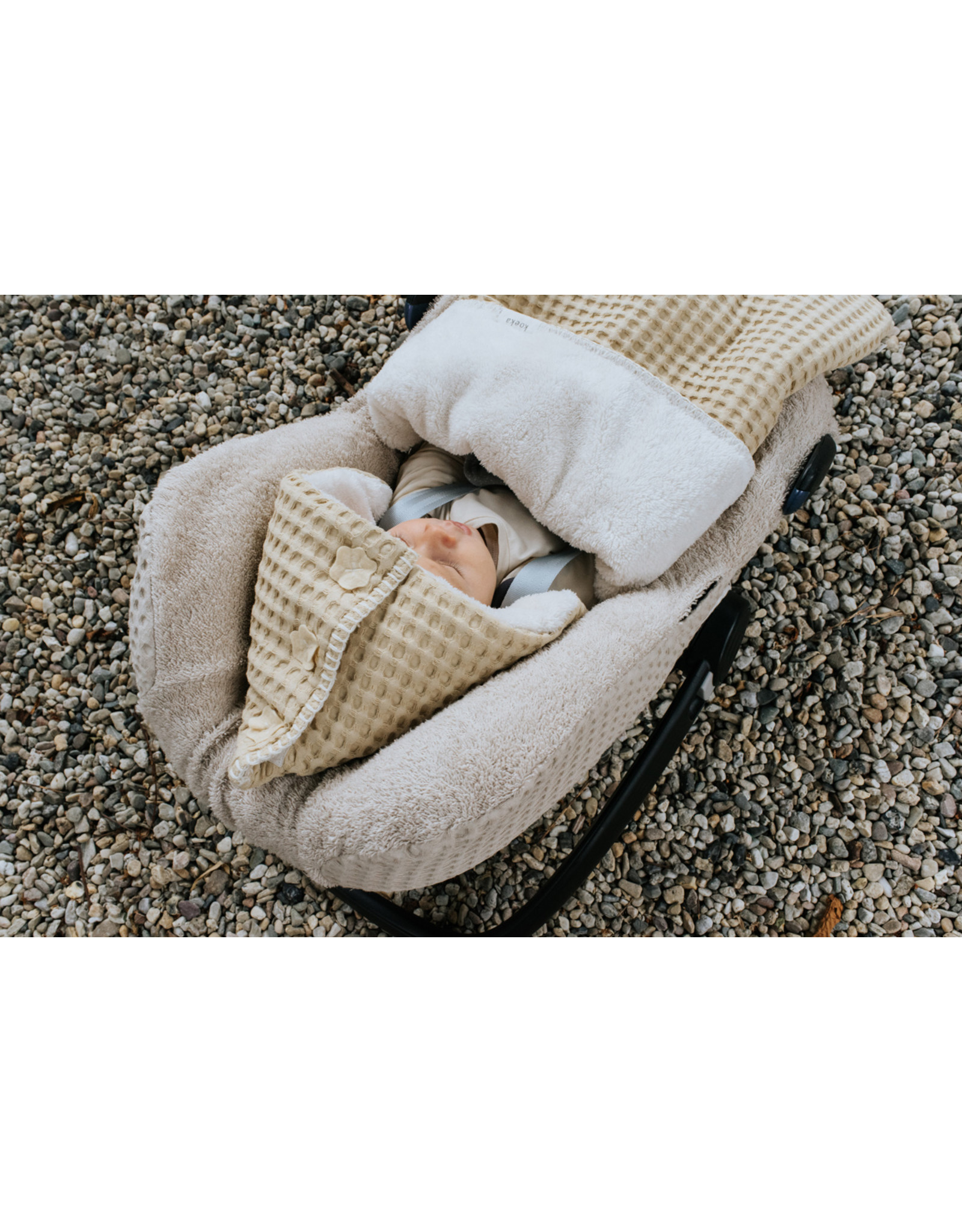 Voetenzak 0+ 3 punten wafel/teddy Oslo sahara - Kids aan Zee