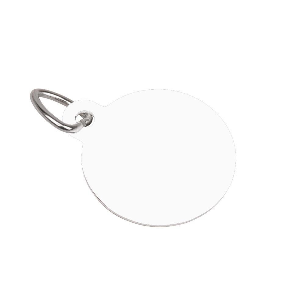 Aluminium Huisdier Naamplaatje - Rond