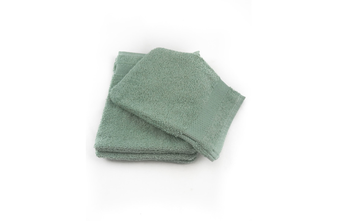 Washandje - Stone Green