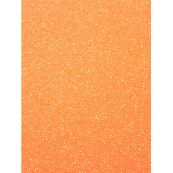Stahls Flex Folie - Neon Oranje Glitter - Vanaf: