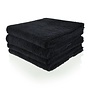 Zwarte handdoek in hotelkwaliteit