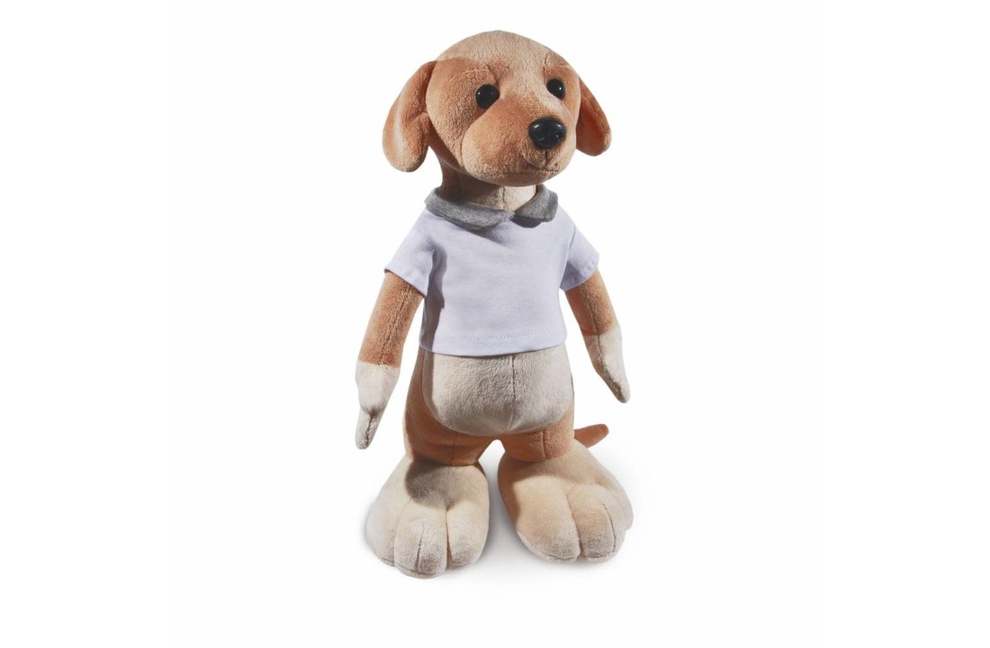 Knuffel - Hond Staand - Lichtbruin