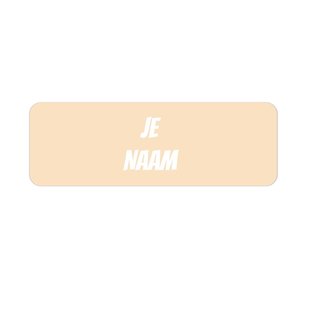 Naamstickers Klein - Vanaf 20 stuks