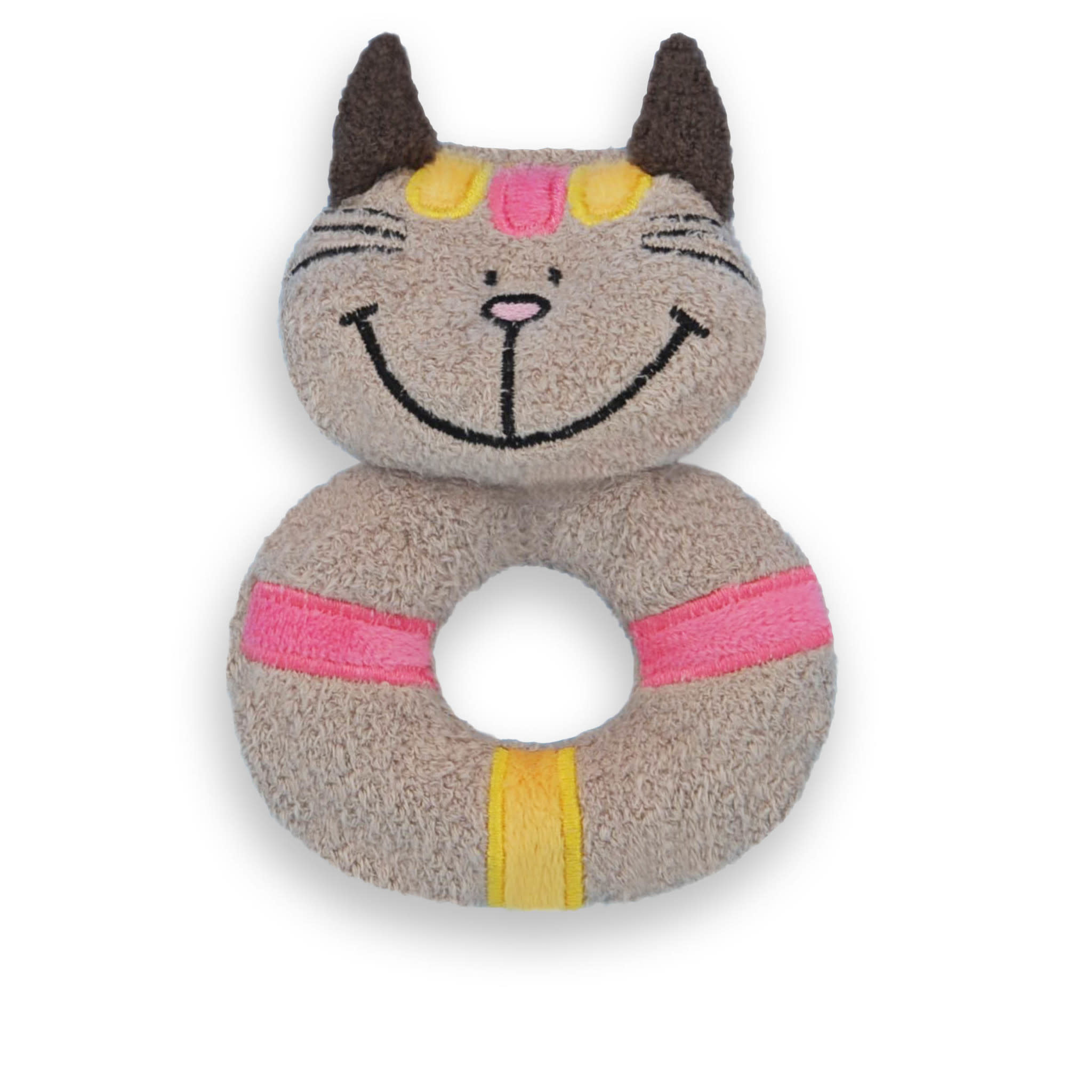 Knuffel - Rammelaar - Kat gestreept