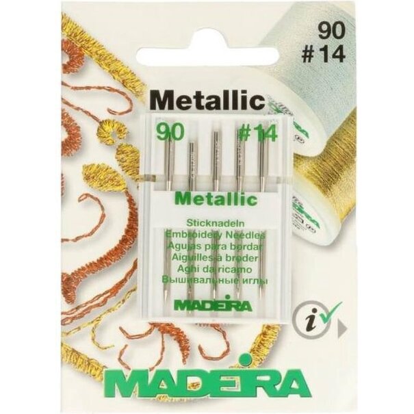 Madeira Metallic garen machinenaalden