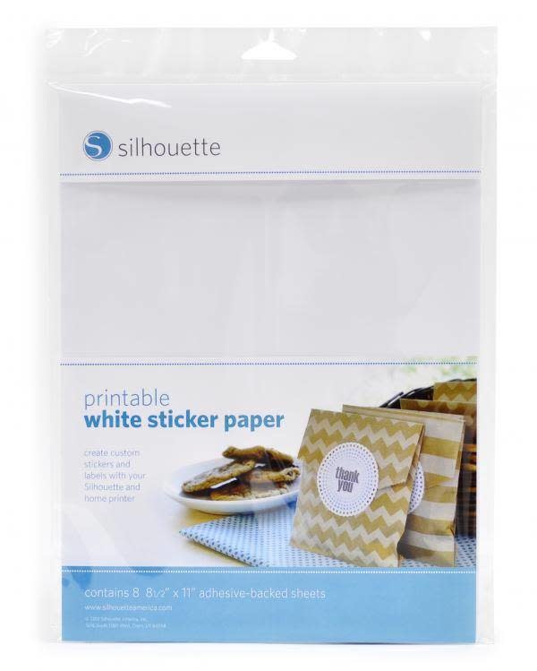 wenselijk Afhankelijkheid Uitsteken Silhouette wit printbaar sticker papier - Studio Sanne