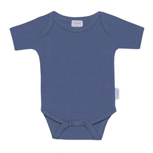 Romper zijde blauw