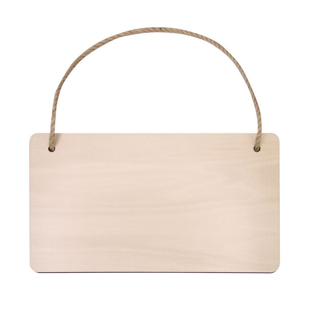 Plottix Houten hangplaat | 14,5 x 26cm | Ook voor sublimatie