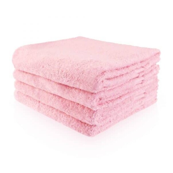 Funnies Babyroze badhanddoek in hotelkwaliteit