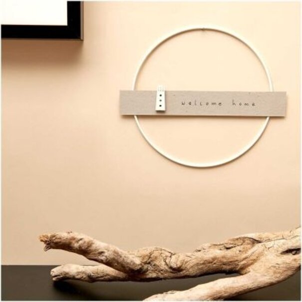 Rico Design Metalen ring wit 30cm