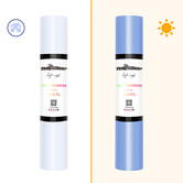 Wit -> Blauw | UV flex | Teckwrap