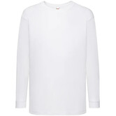 Valueweight | Kinder Longsleeve T-Shirt | Wit