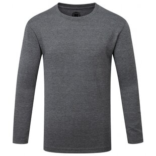 Jongens longsleeve shirt | Grijs gemeleerd | 167B