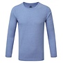 Jongens longsleeve shirt | Blauw gemeleerd | 167B