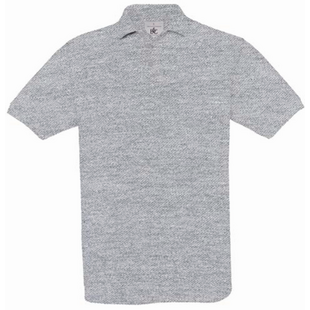 Polo| Lichtgrijs gemeleerd | Unisex Safran