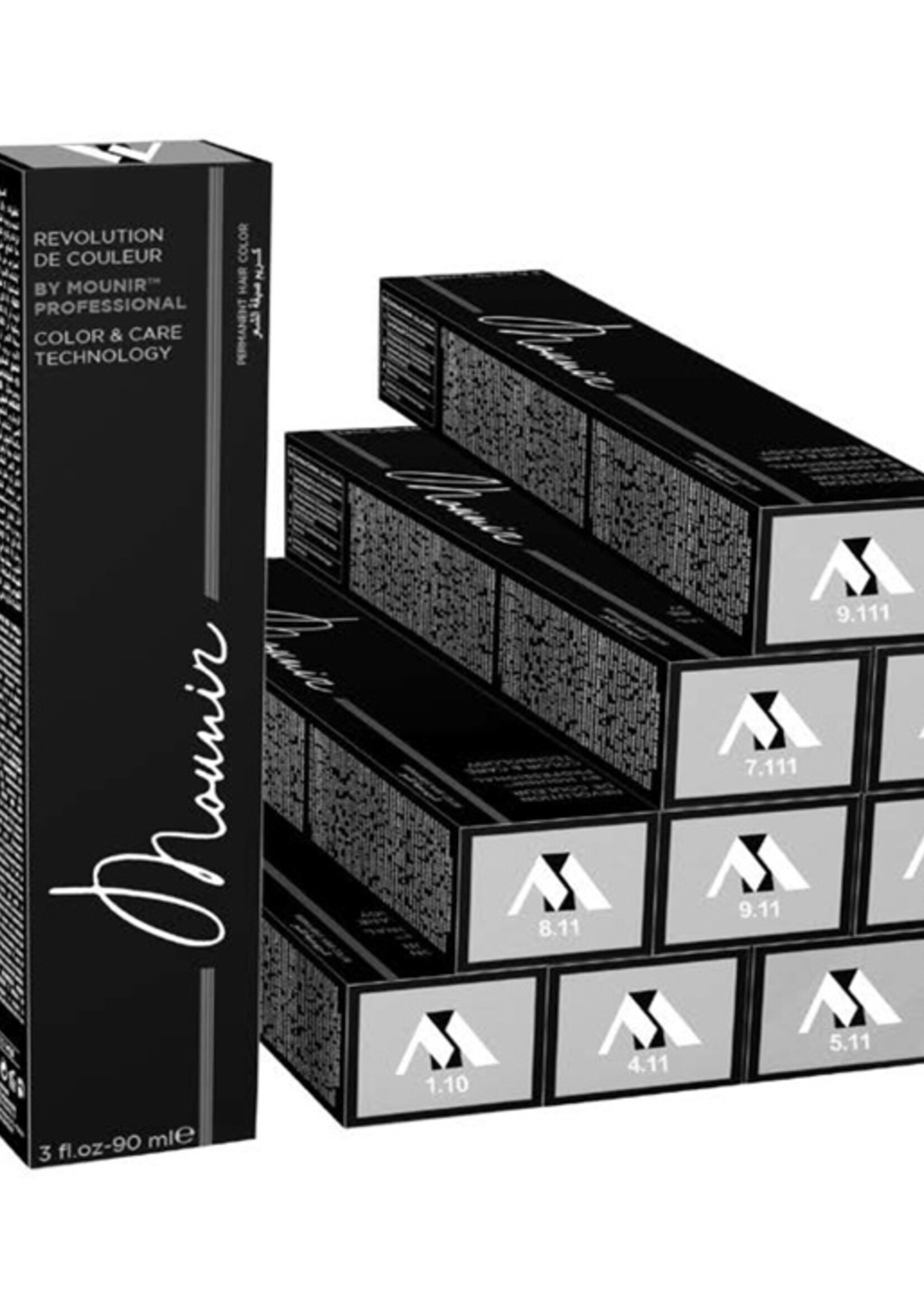 MOUNIR  Revolution Permanent Hair Color, Ash Intensive 9.111