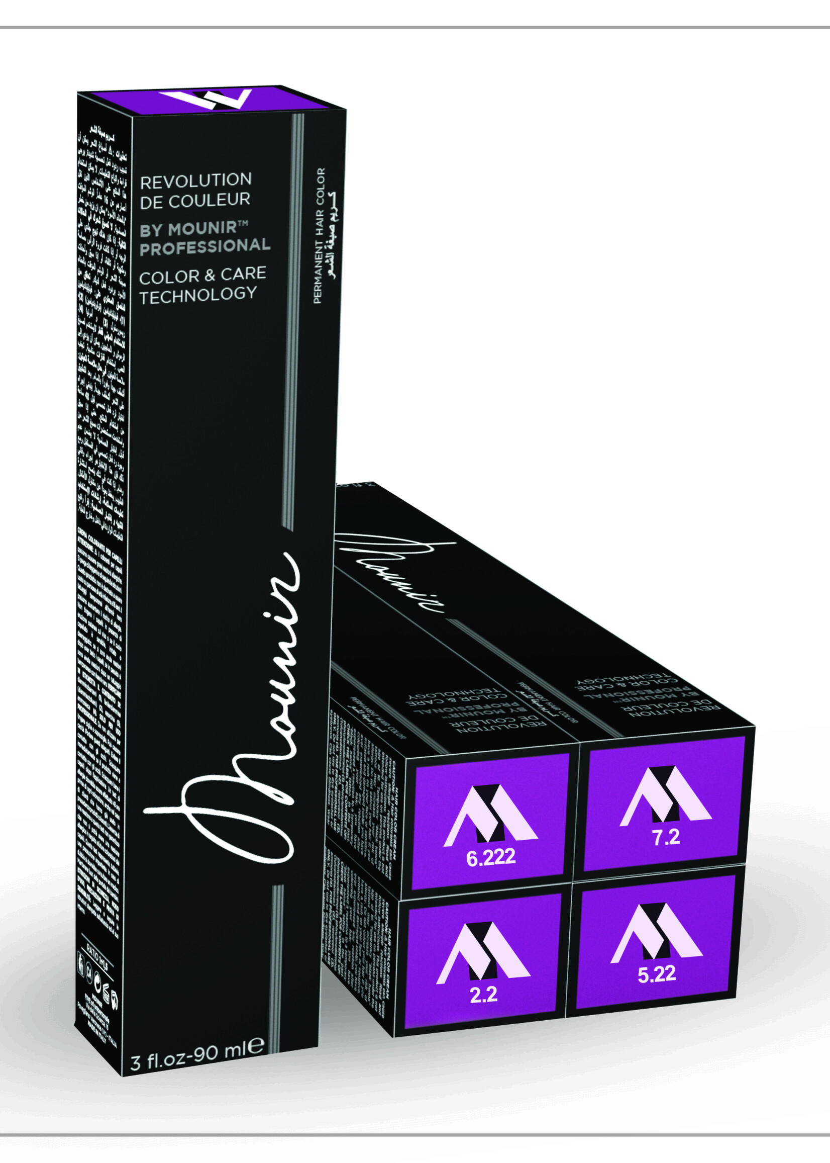MOUNIR  Revolution Permanent Hair Color, Violet