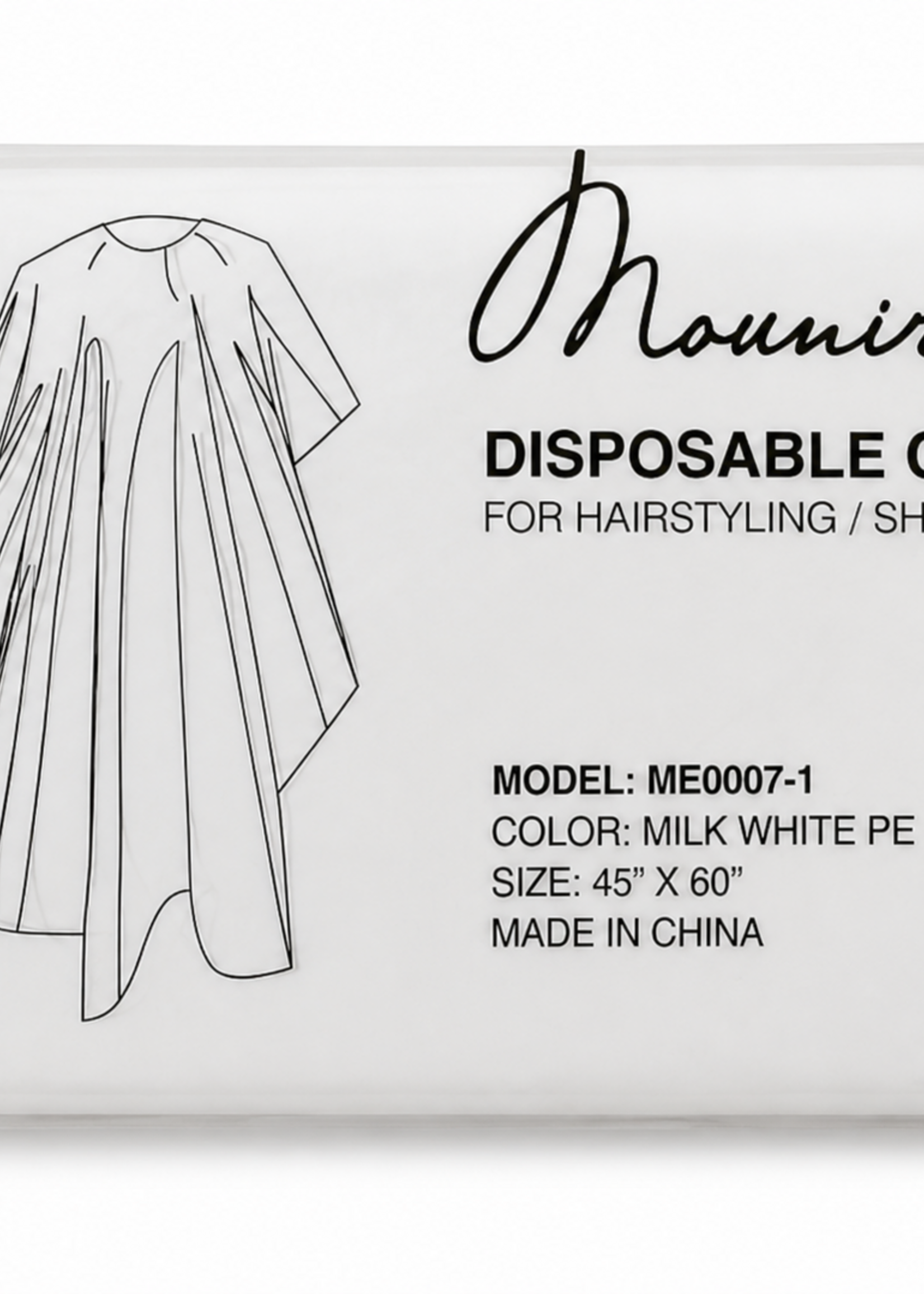 MOUNIR  Disposable Cape