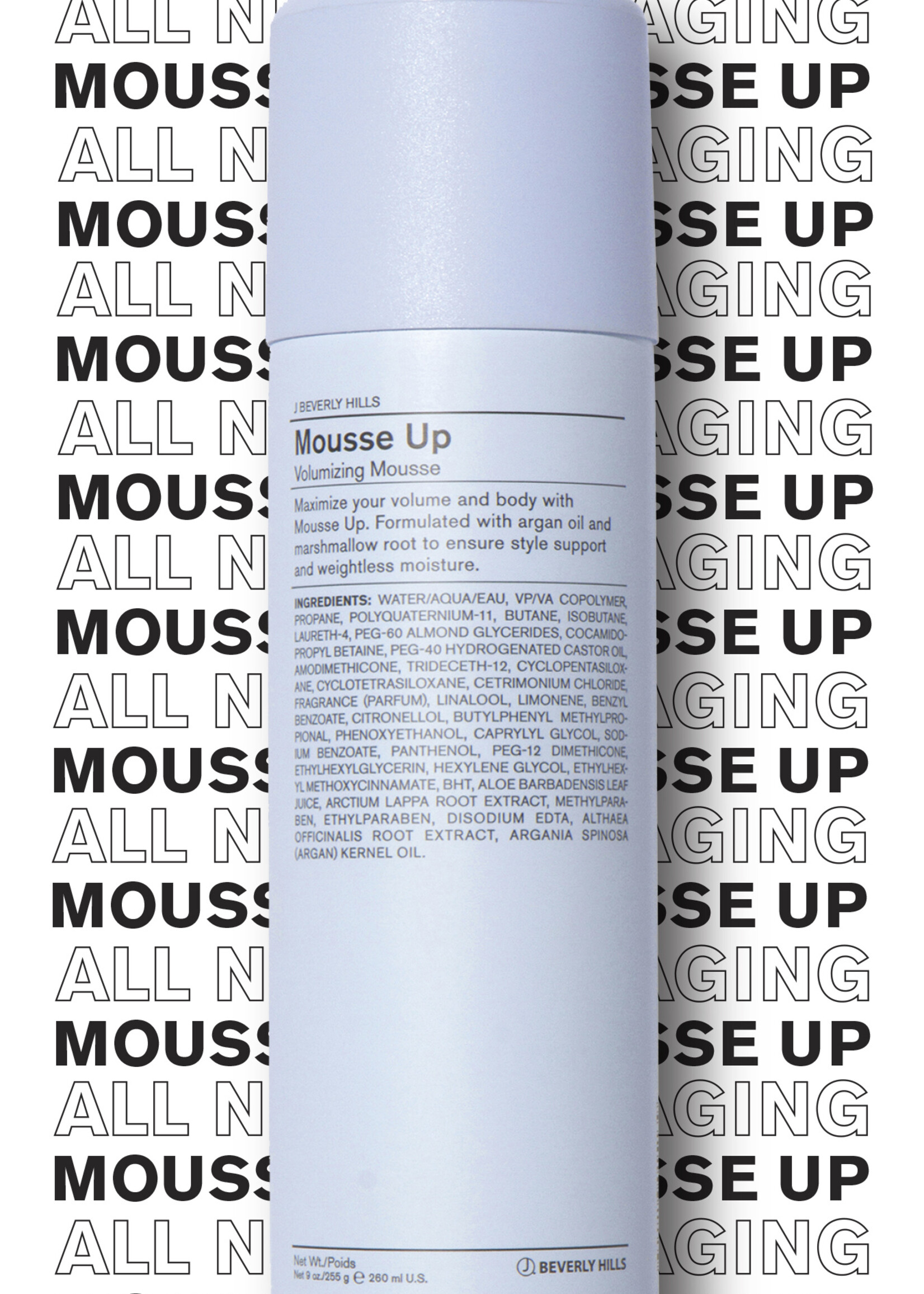 J BEVERLY HILLS  Mousse Up 260Ml.