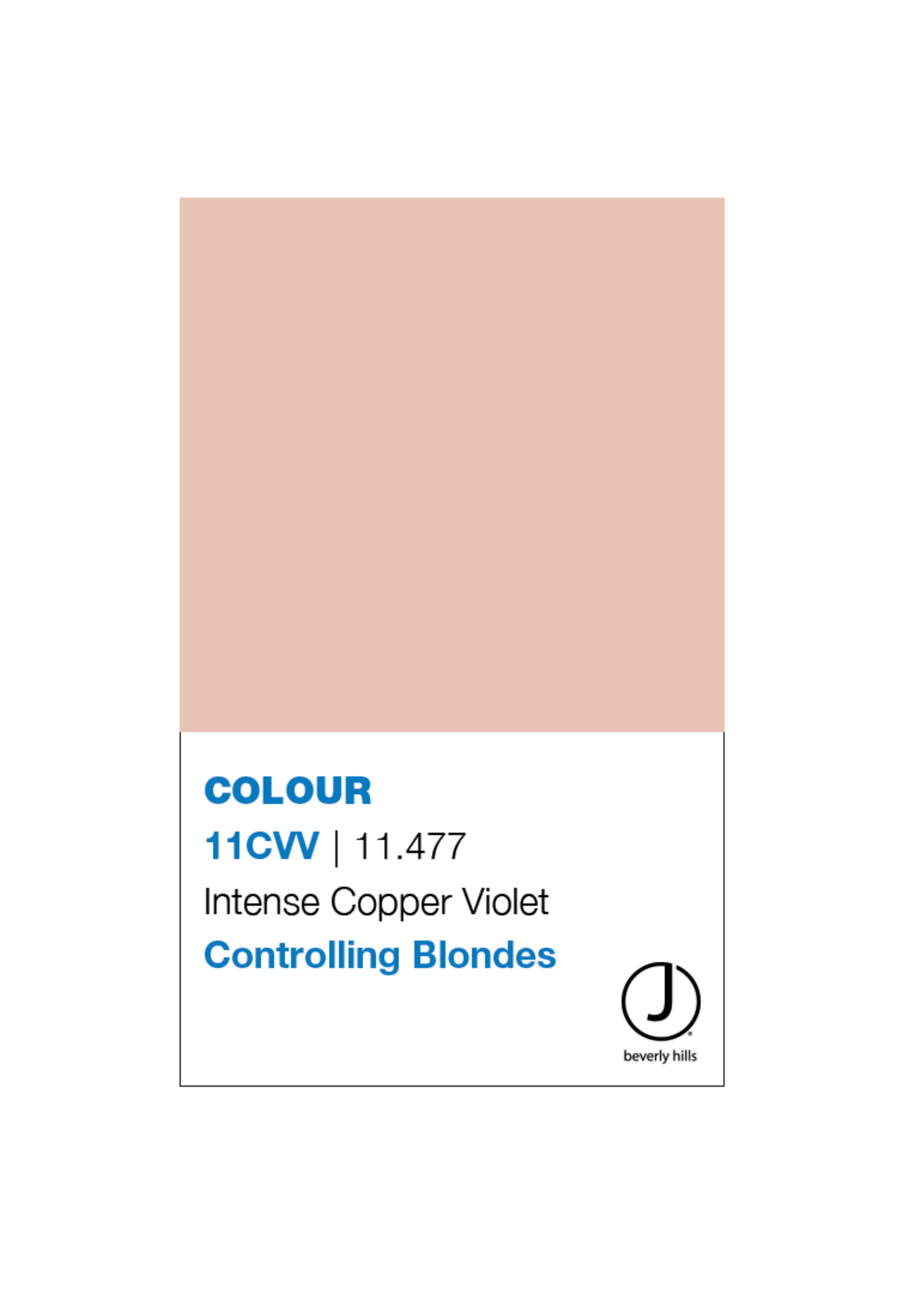 J BEVERLY HILLS  Colouring Creme Controlling Blondes Series