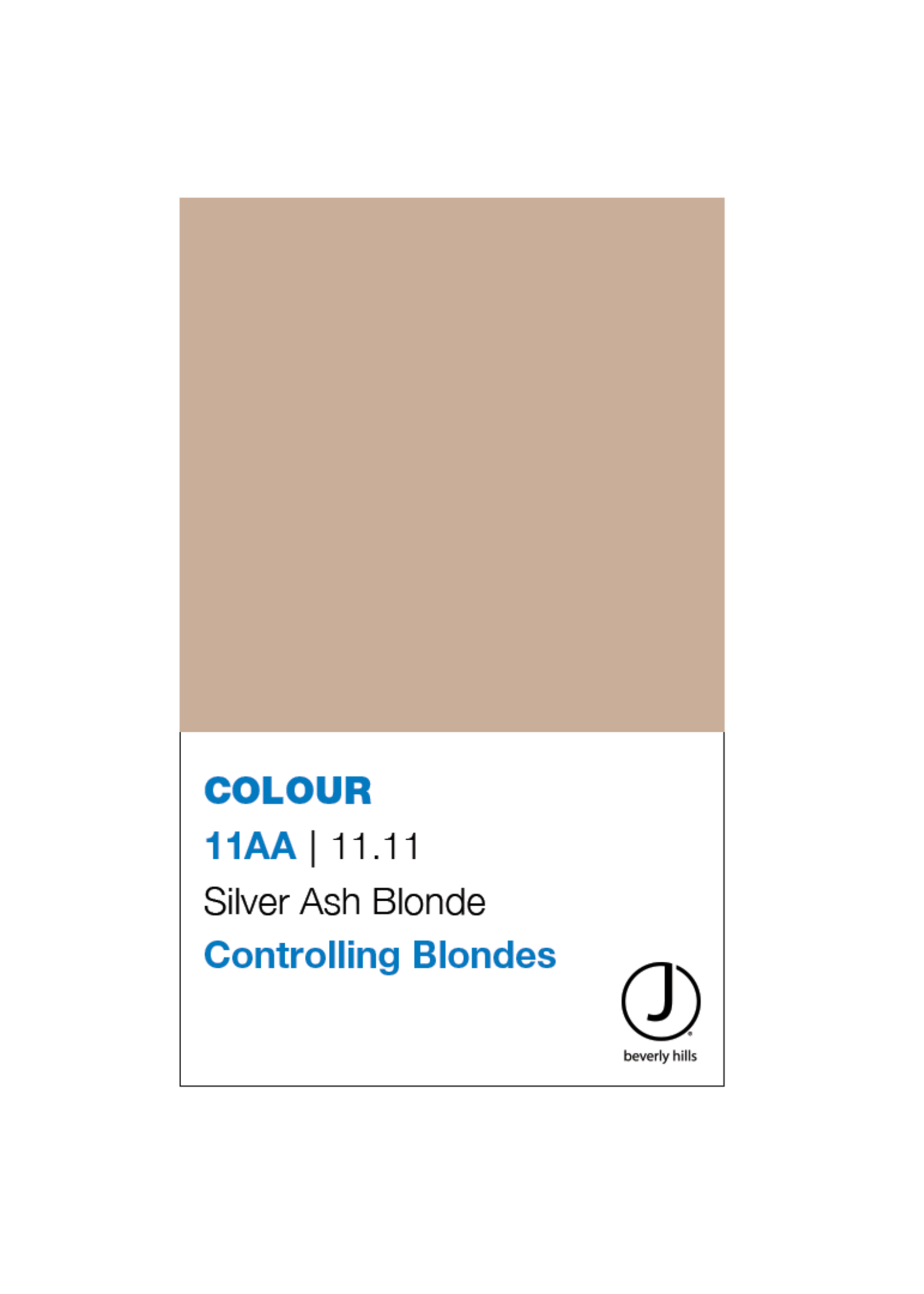 J BEVERLY HILLS  Colouring Creme Controlling Blondes Series