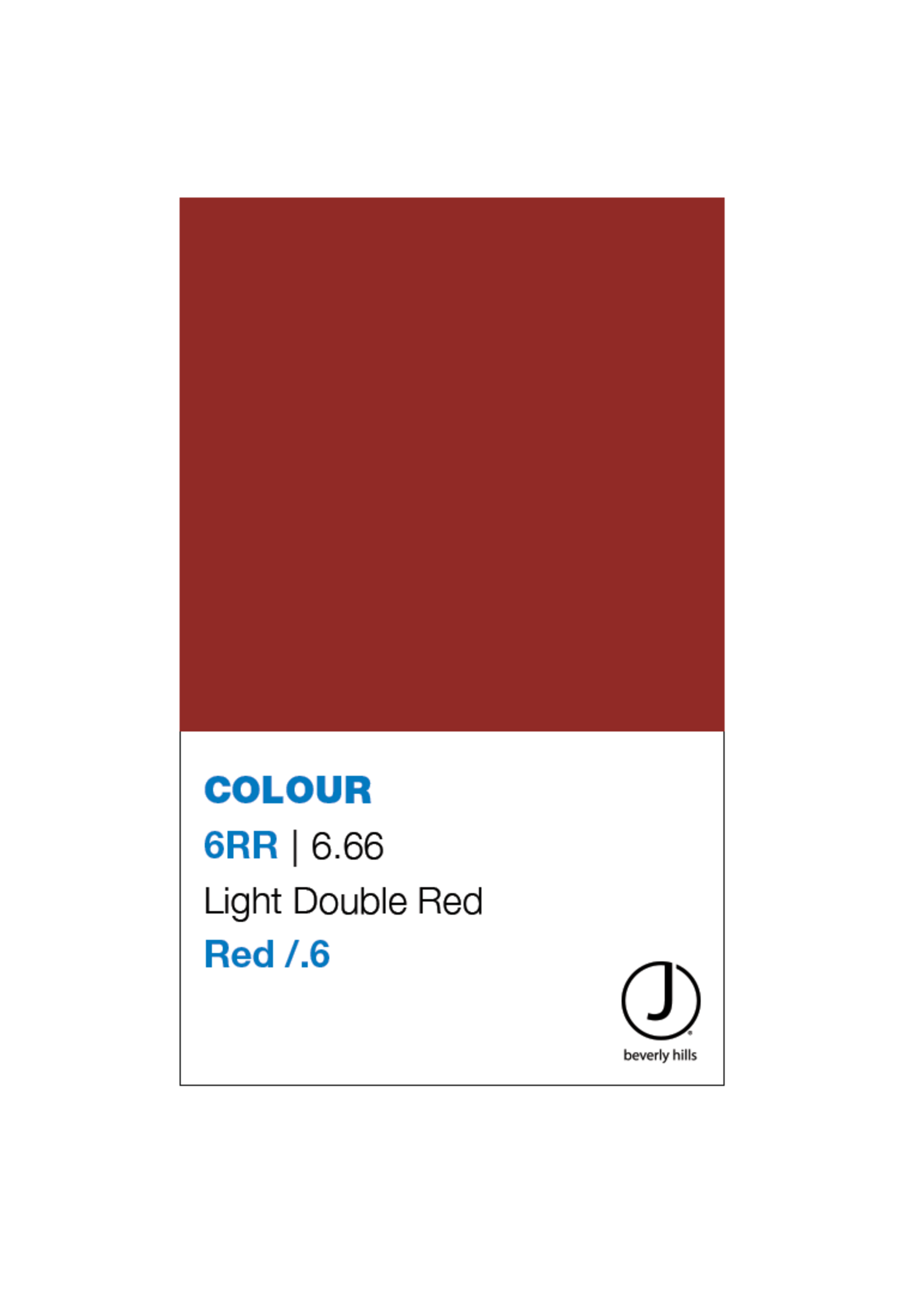 J BEVERLY HILLS  Colouring Creme Red Series