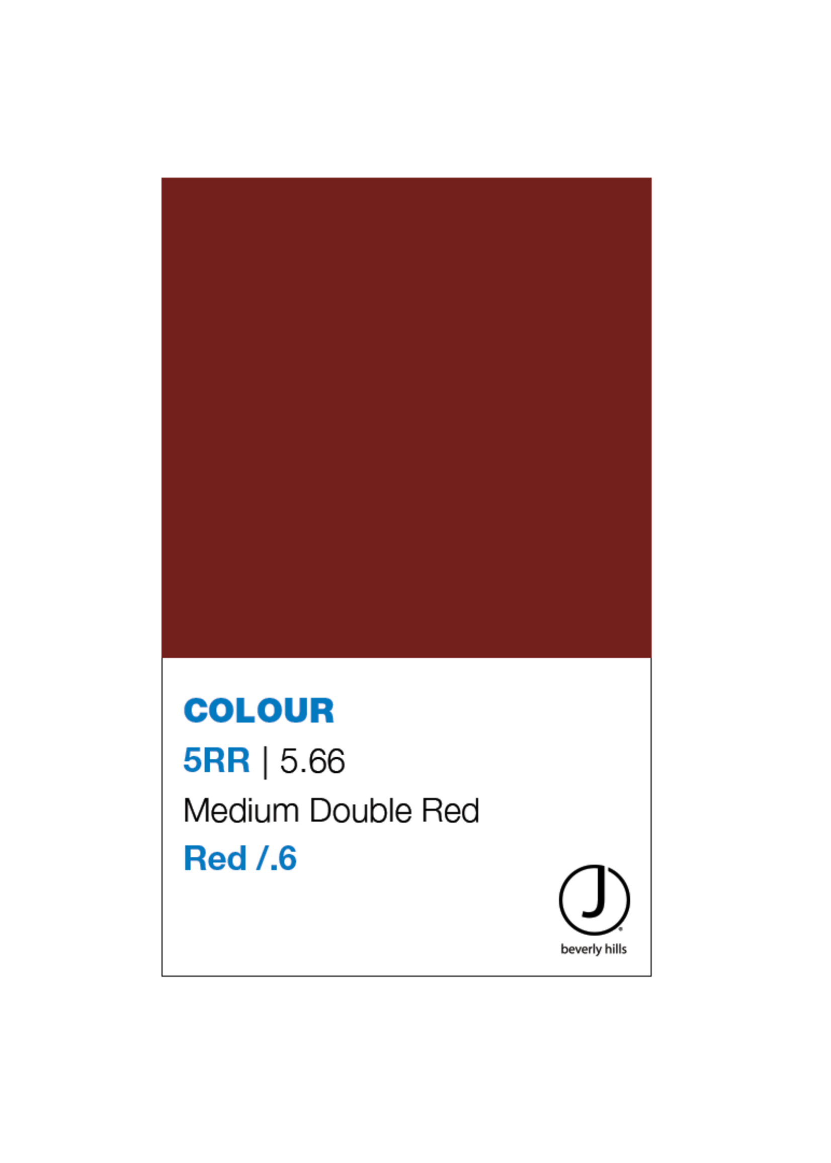 J BEVERLY HILLS  Colouring Creme Red Series