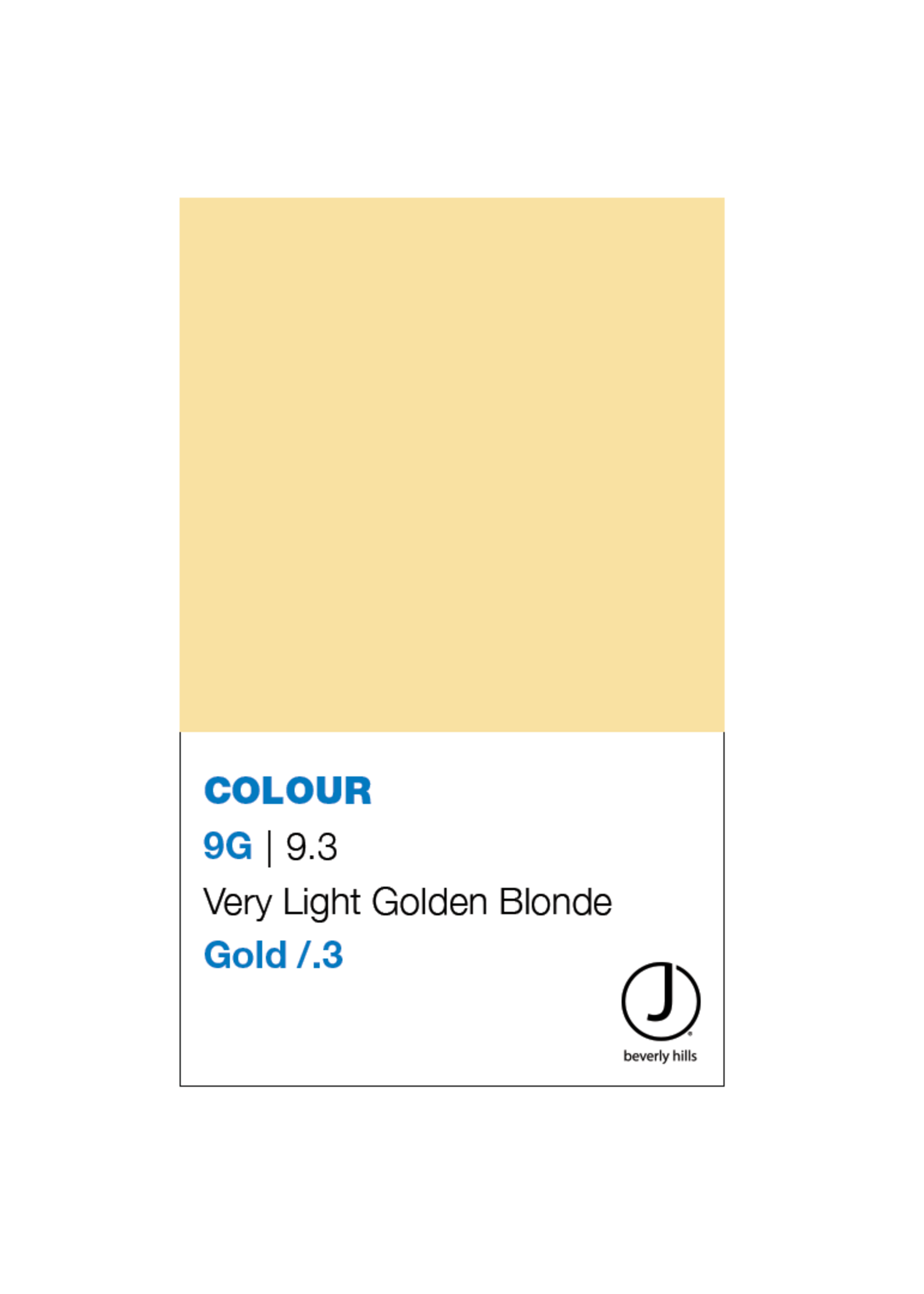 J BEVERLY HILLS  Colouring Creme Gold Series