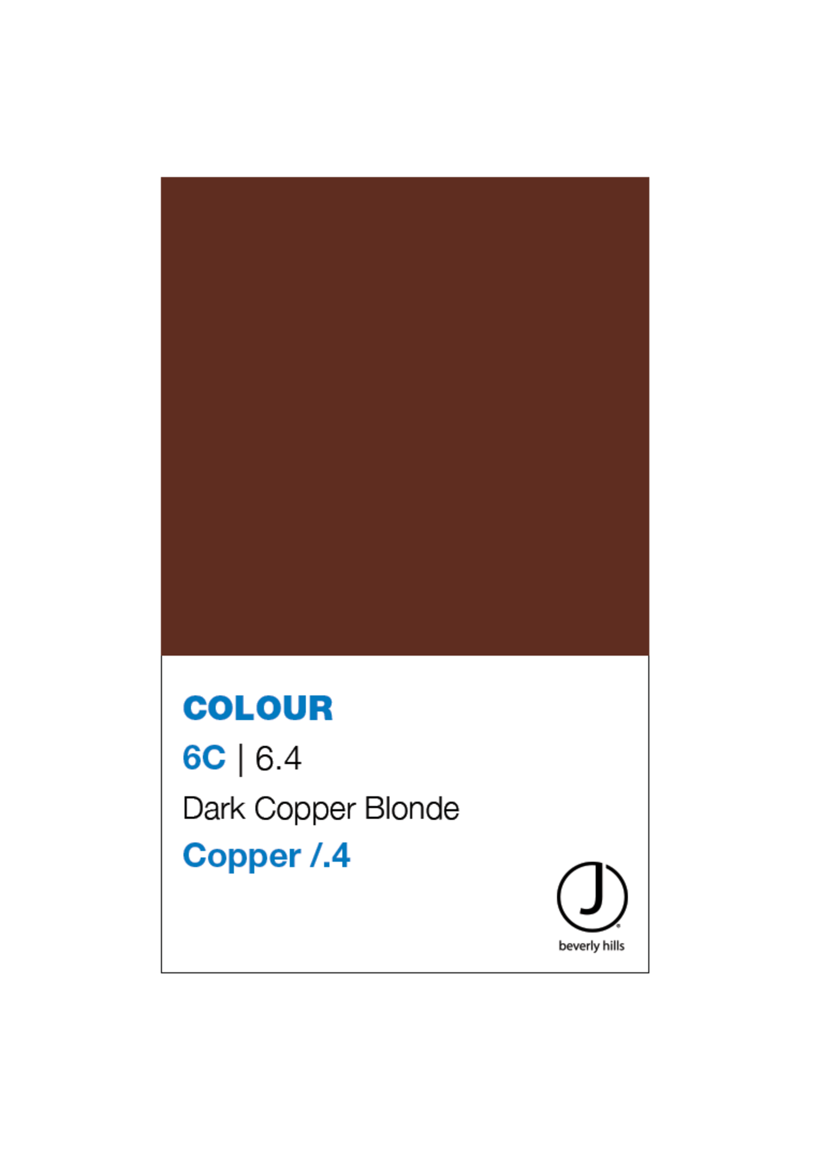 J BEVERLY HILLS  Colouring Creme Copper Series