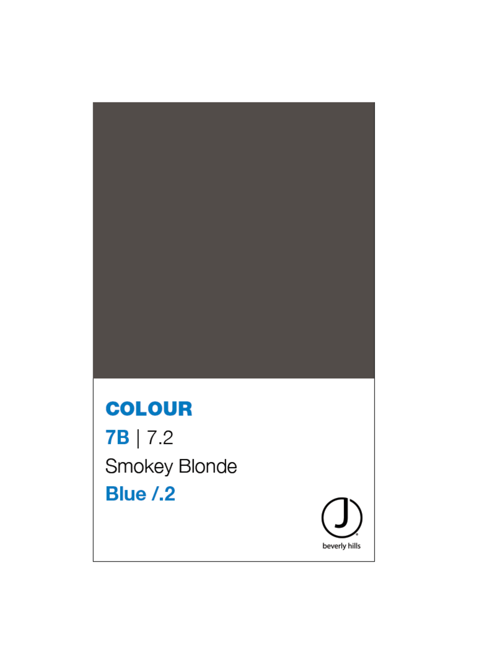 J BEVERLY HILLS  Colouring Creme Blue Series