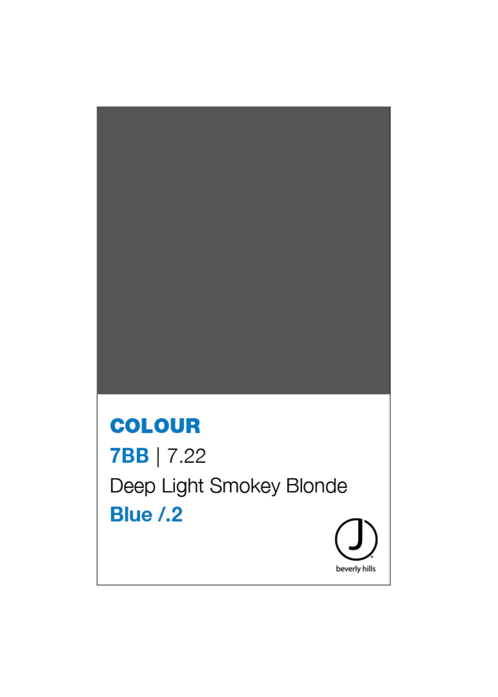 J BEVERLY HILLS  Colouring Creme Blue Series
