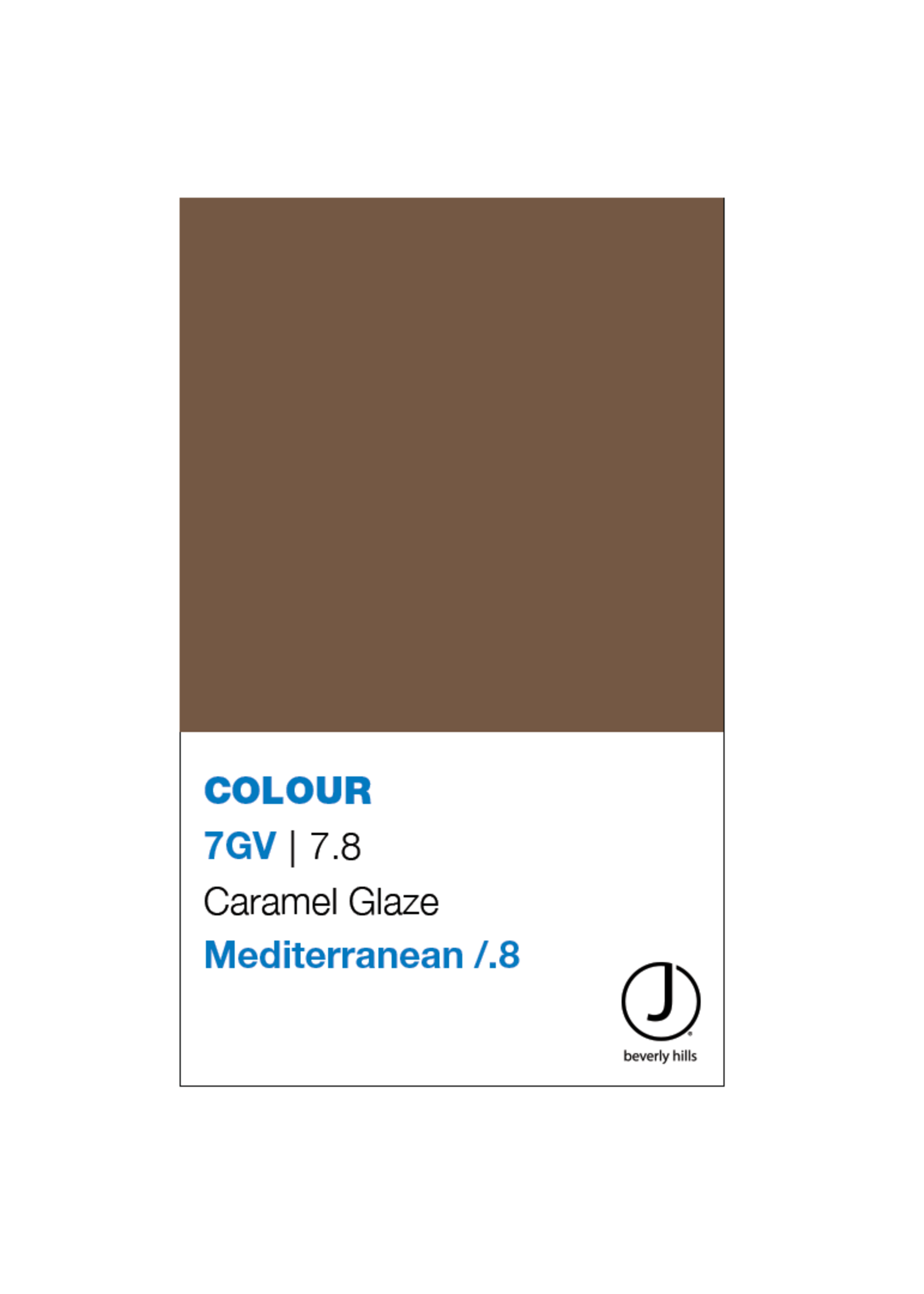 J BEVERLY HILLS  Colouring Creme Mediterranean Series