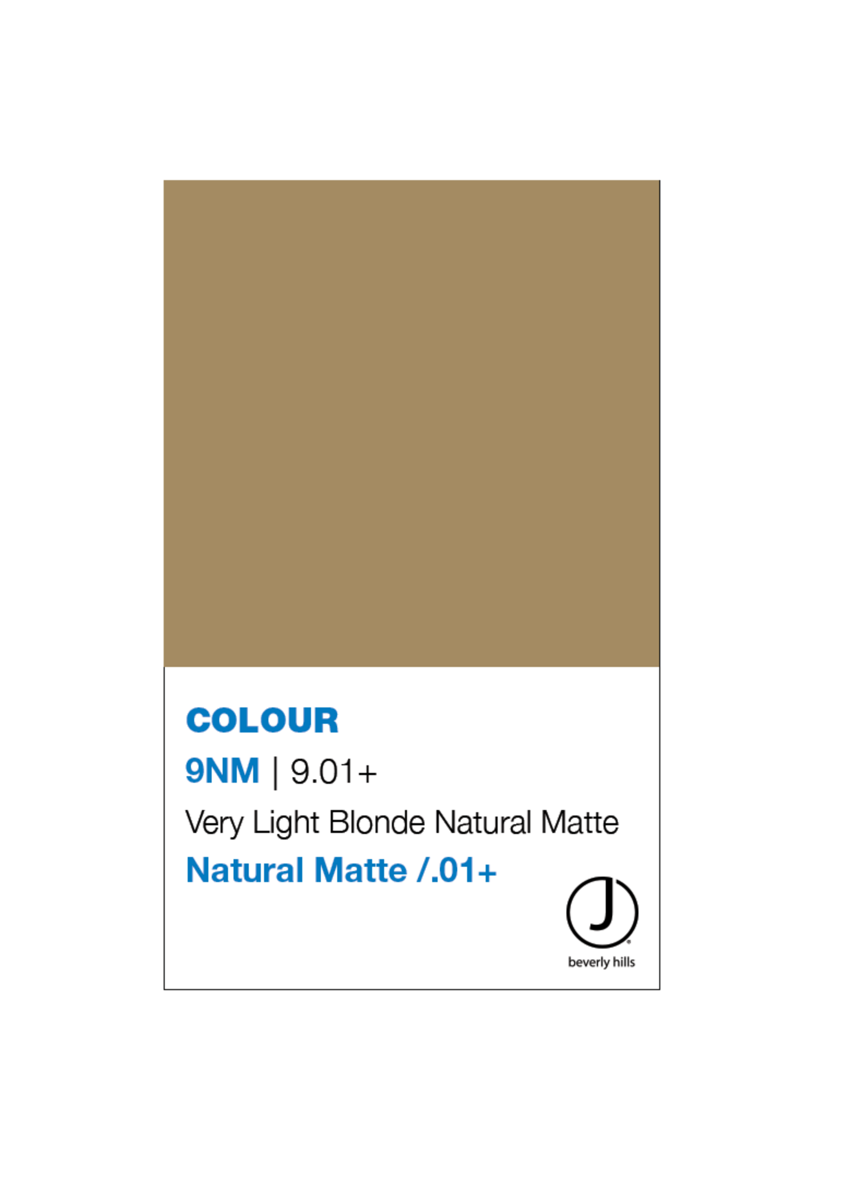 J BEVERLY HILLS  Colouring creme Natural Matte Series