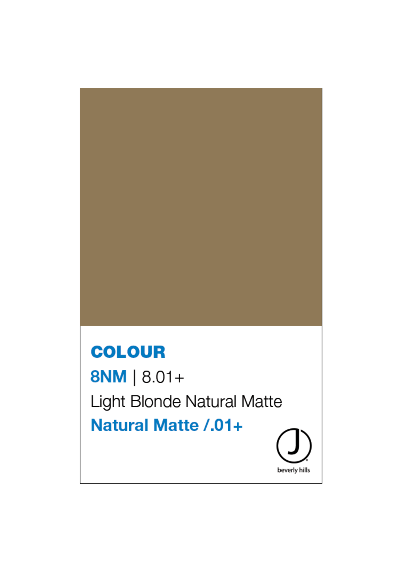 J BEVERLY HILLS  Colouring creme Natural Matte Series