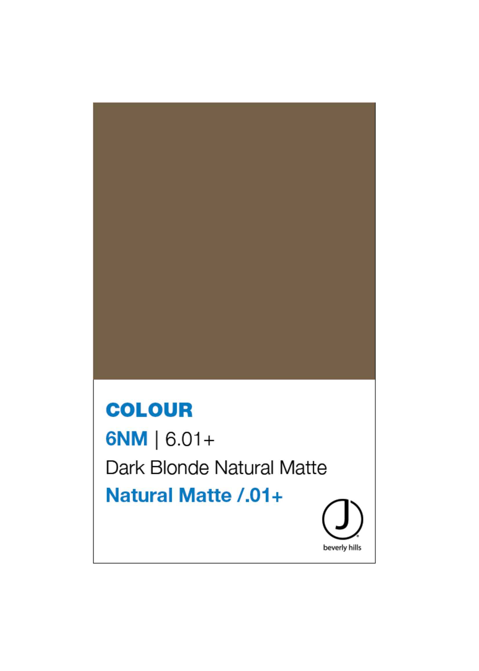 J BEVERLY HILLS  Colouring creme Natural Matte Series