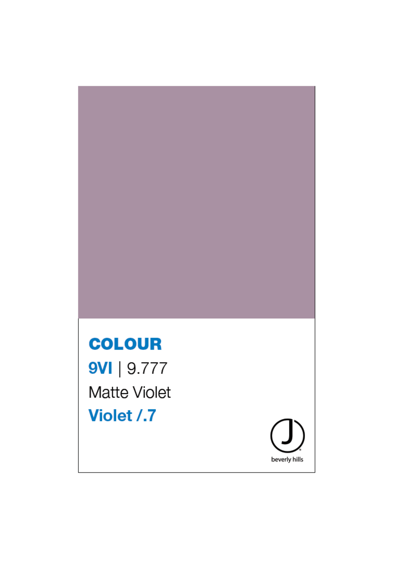 J BEVERLY HILLS  Colouring Creme Violet Series
