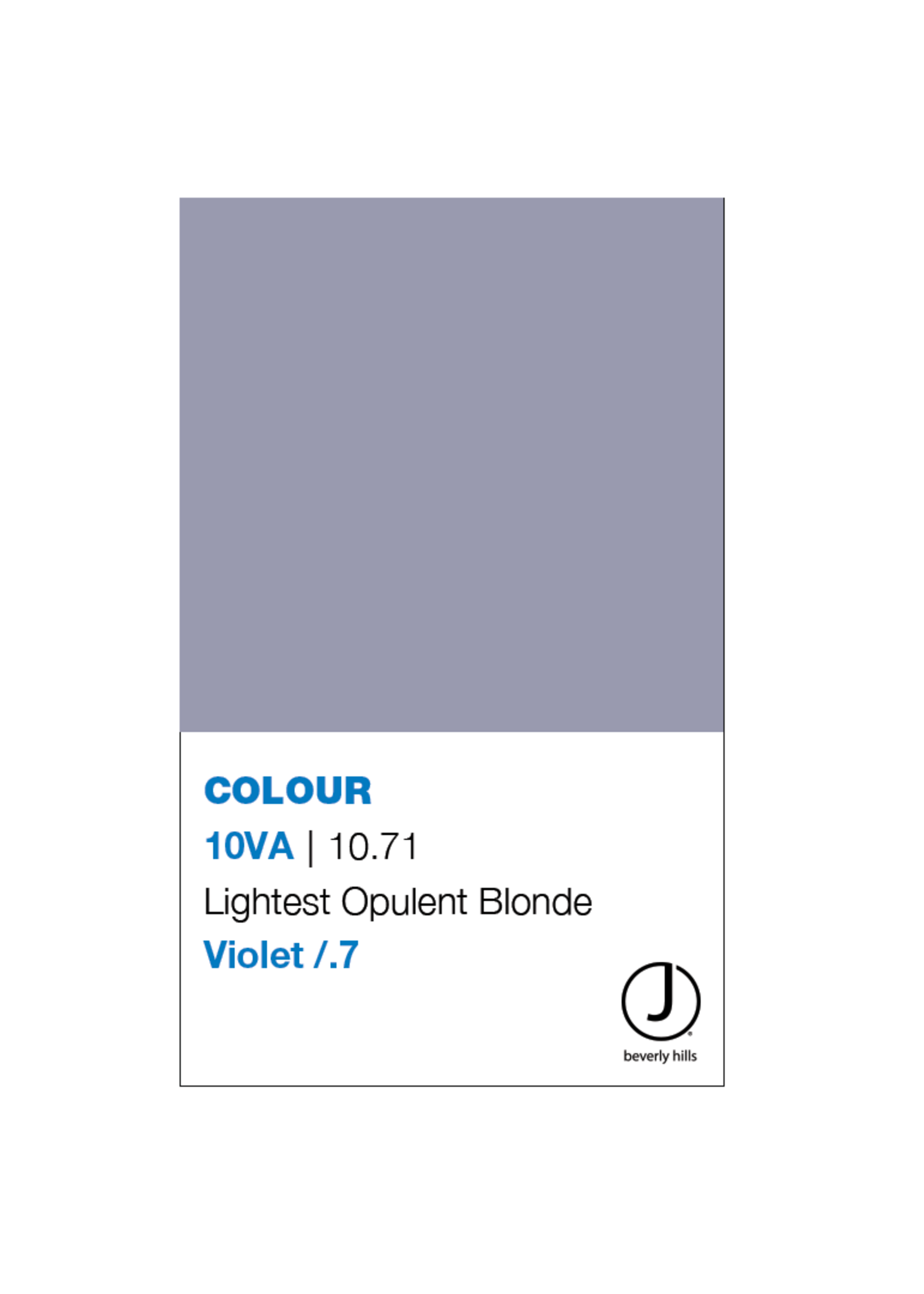 J BEVERLY HILLS  Colouring Creme Violet Series