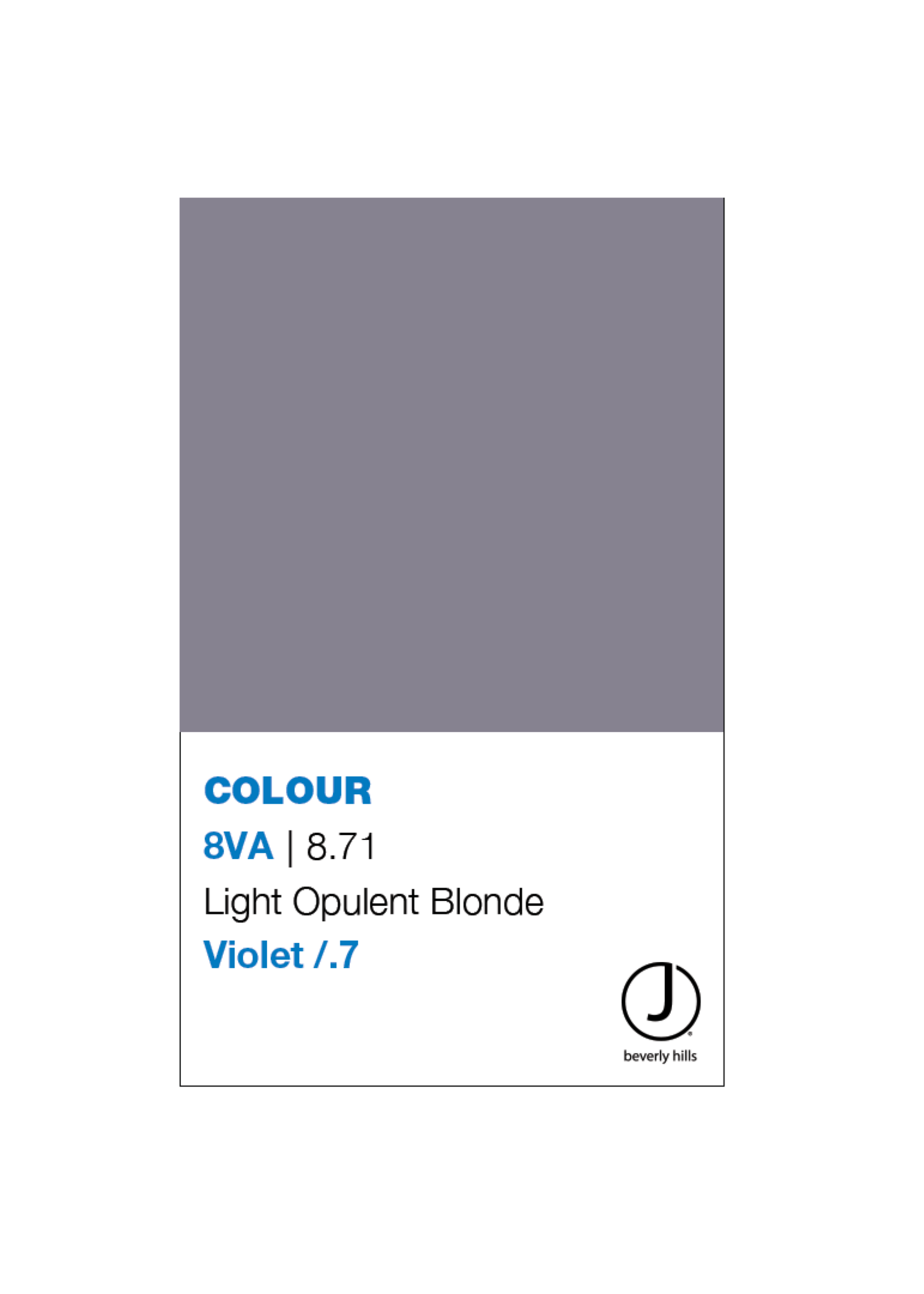 J BEVERLY HILLS  Colouring Creme Violet Series
