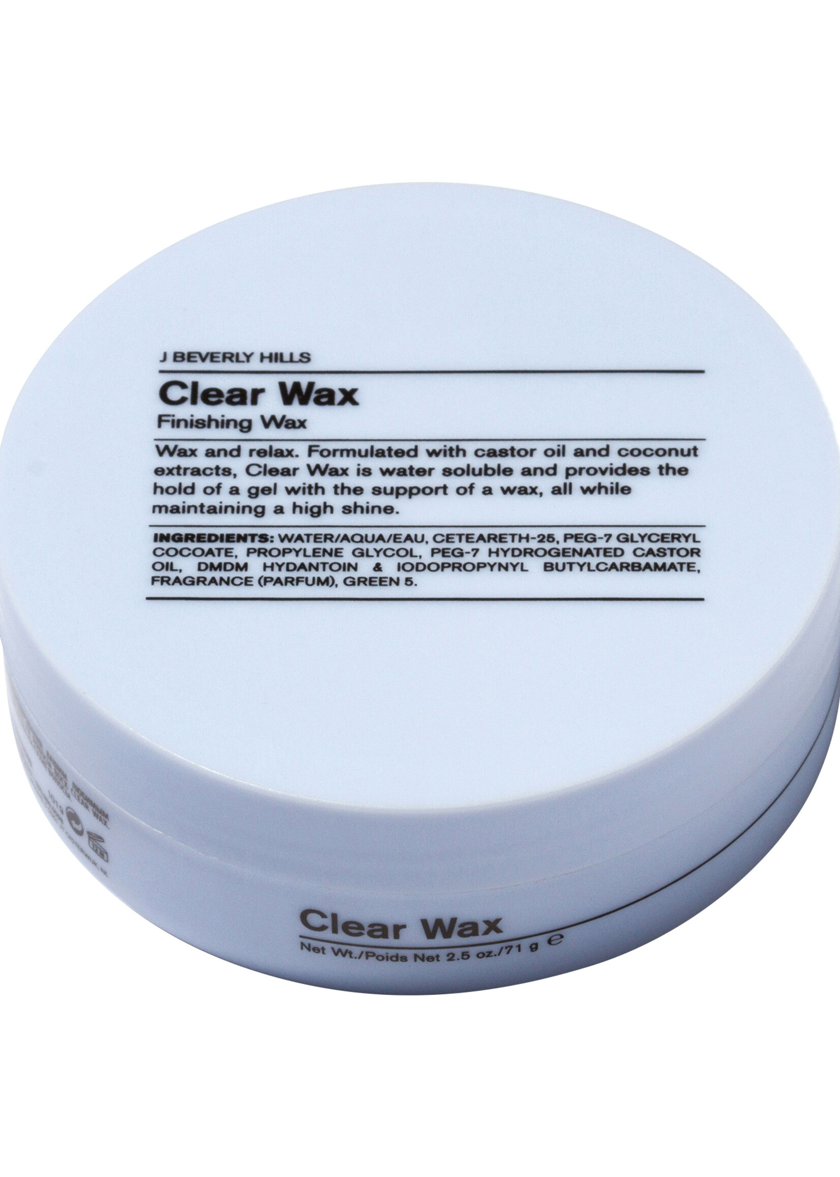 J BEVERLY HILLS  Clear Wax 71Gr.
